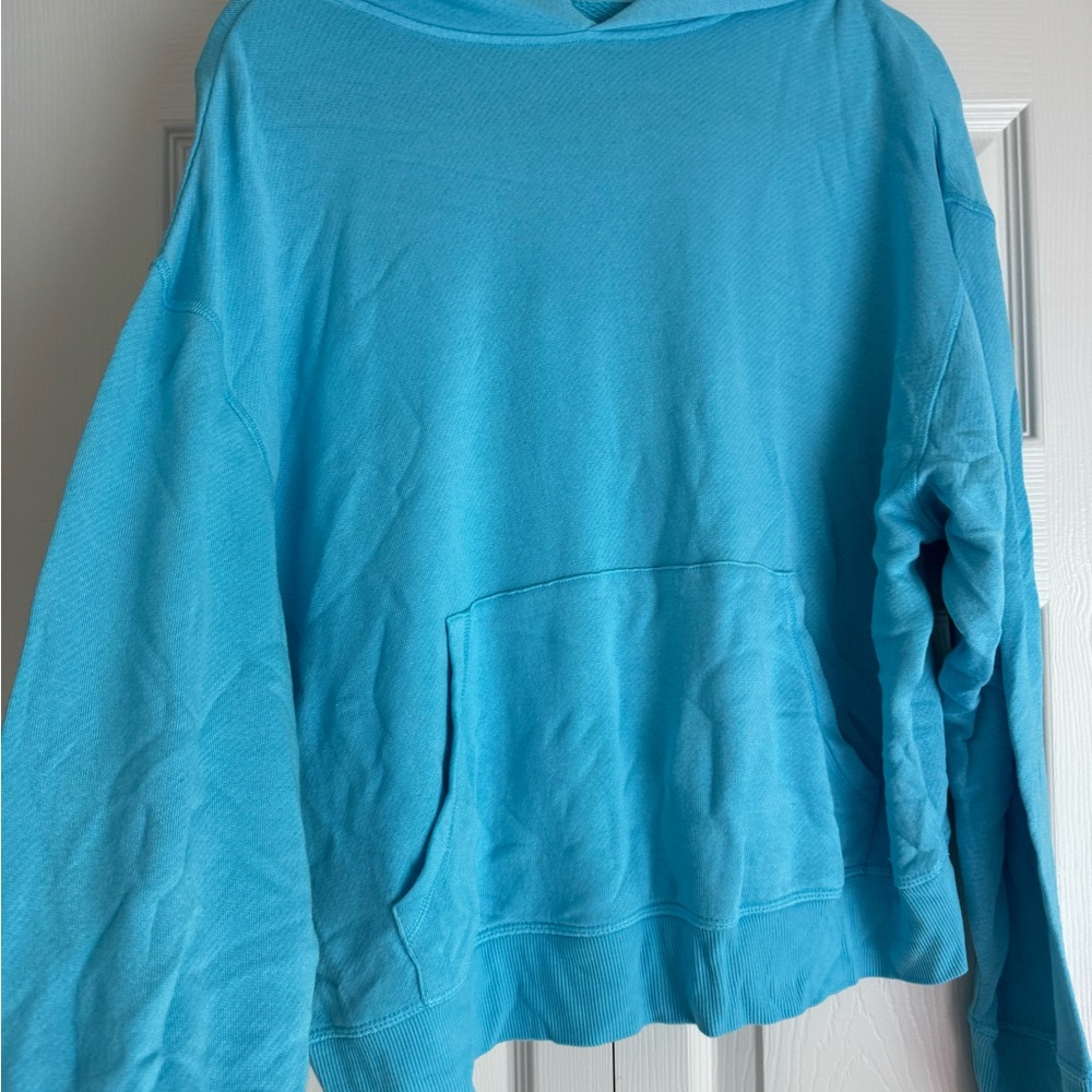 SKIMS Blue Women's Hoodie Sweater - Picture 3 of 5